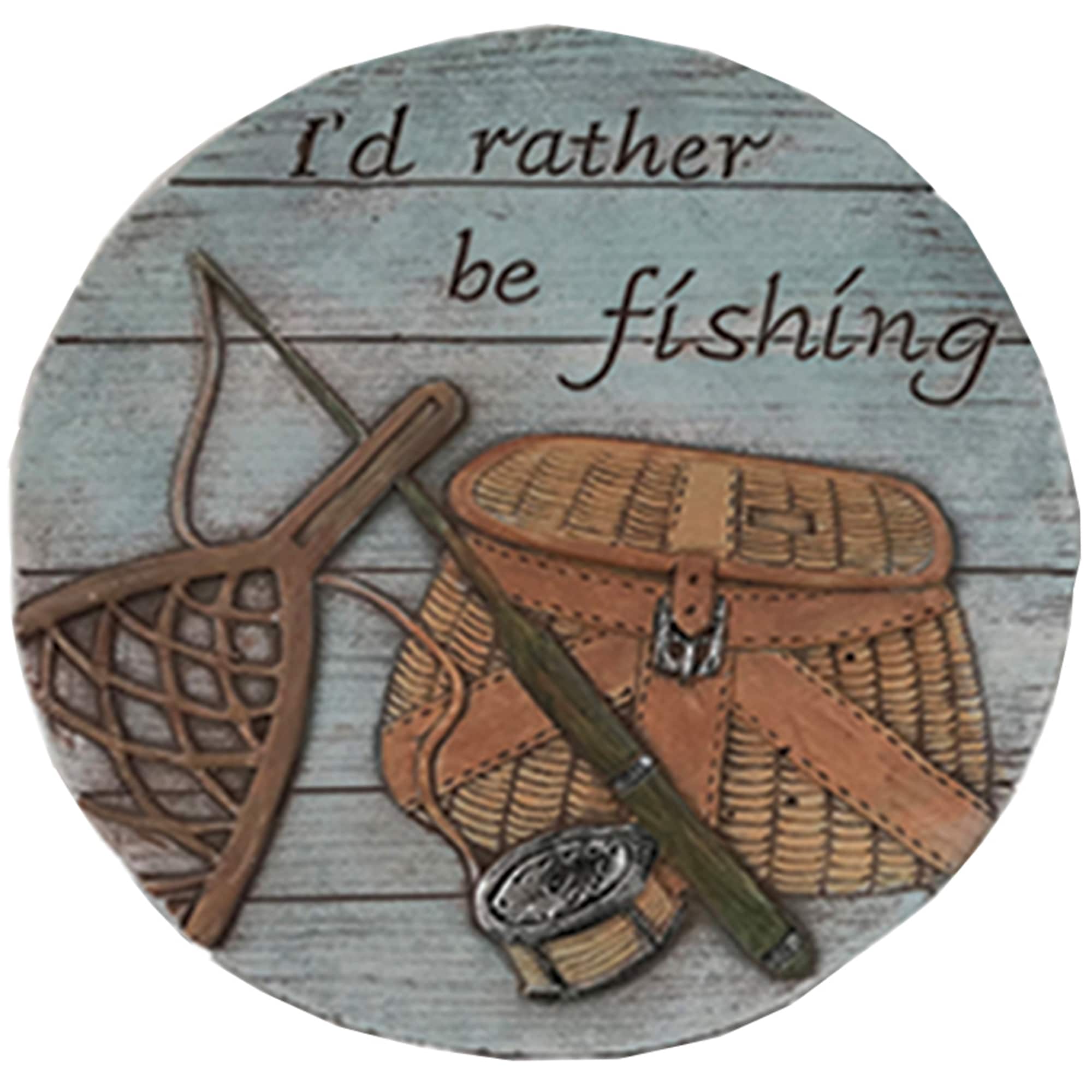 Santa's Workshop 10" I'd Rather Be Fishing